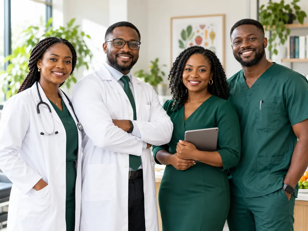 Four members of the Diet Voice team of nutritionists and health professionals